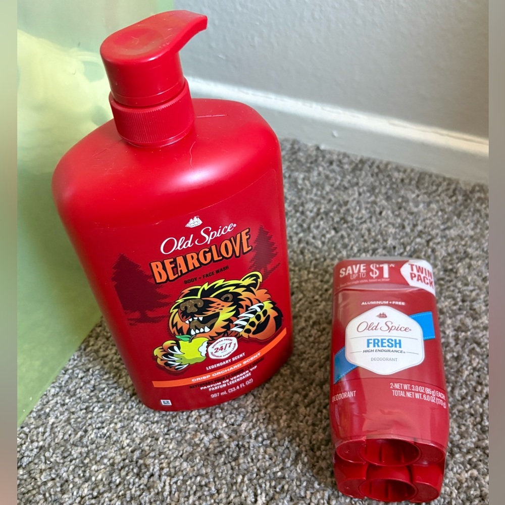 Bearglove Body Wash and Deodorant Set - Red